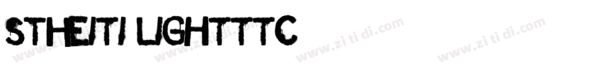 STHeiti Lightttc字体转换
